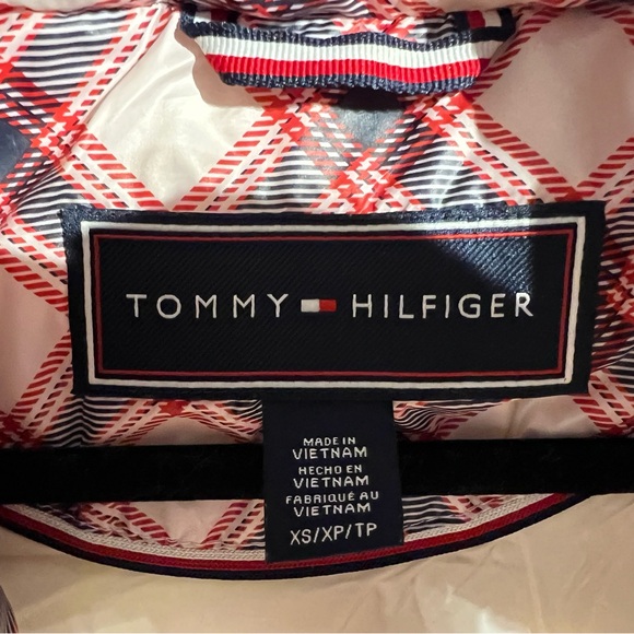 Tommy Hilfiger Red and Cream Checkered Vest - Picture 4 of 7